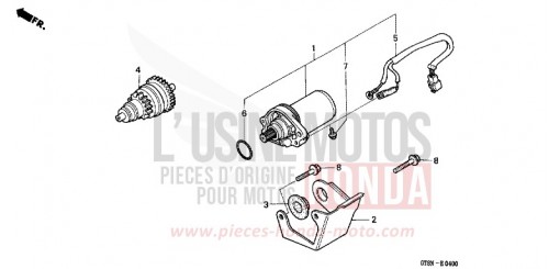 STARTING MOTOR (PK50MN) PK50MN de 1992